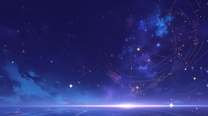 Wall Mural - abstract blue background