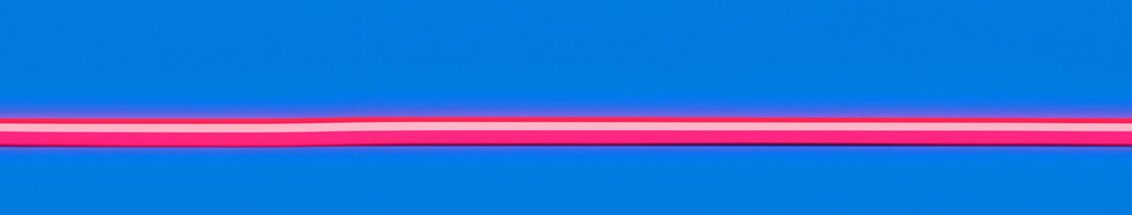 Poster - A Crimson Laser Beam in the Sky: A single crimson beam streaks boldly against a vibrant blue sky, hinting at cutting-edge technology and the exciting possibilities of the future. 