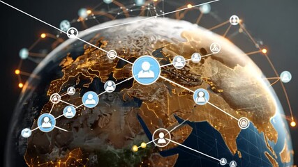 Poster - Global Connectivity Through Communication Technology Networks Generative AI