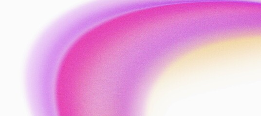 Poster - Abstract transparent pink and purple gradient curve on white background.