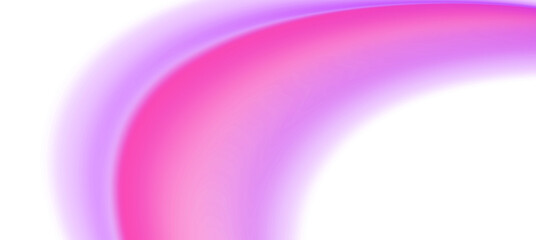 Aufkleber - Abstract transparent pink and purple curve on black.