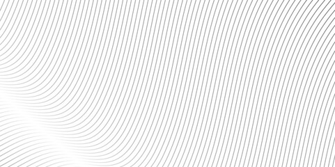 Fototapete - Curve wave seamless pattern line texture. abstract white and gray vector wave elegant striped diagonal line technology concept web texture background. geometric modern or simple minimal line vector.
