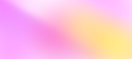 Poster - Abstract transparent gradient background in pink and yellow.
