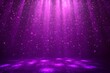 © Jpg Stock - Vibrant magenta and purple stage lights creating a dramatic theatrical ambiance in an empty performance space with dynamic lighting effects