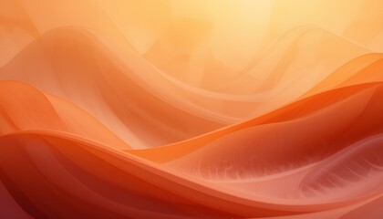 Fototapete - Warm Abstract Gradient, Golden Hues, Soft Texture Background. Gentle Transitions Create Fluid Look. Evokes Warmth And Sunset Feelings. Perfect For Various Designs.
