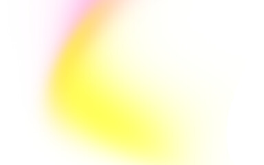 Poster - Abstract transparent  pink yellow gradient swirl.