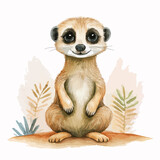Surykatka ilustracja