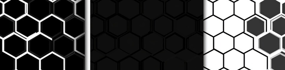 Poster - Precise line drawings of geometric shapes emphasizing symmetry and pattern variations in a scientific context