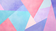 © Kusuma - Pastel geometric watercolor triangles.