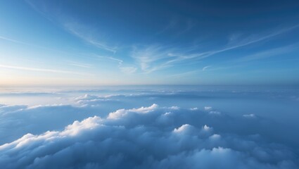 Wall Mural - Sky clouds backdrop.
