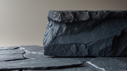Aufkleber - slate stone surface backdrop
