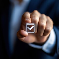 Aufkleber - Augmented Reality Certification Sleek Digital Verification Touchpoint for Next-Gen Business Compliance and Innovative Professional Standards