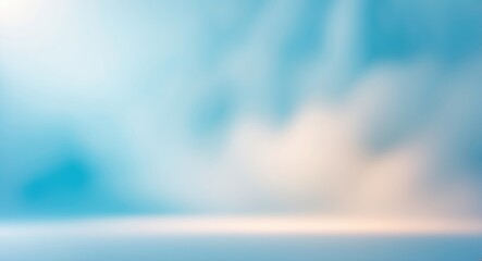 Fototapete - HAZY MEDICAL SETTING, SOFT BLUE OFFICE WITH EMPTY ZONE FOR MONTAGE