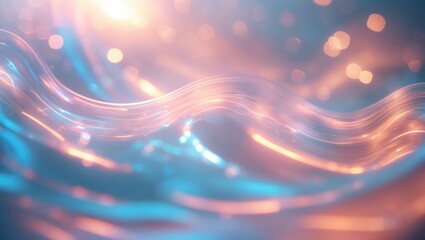 Poster - Overlay effect of blurred refraction light, bokeh or flare