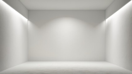 Poster - White cement texture featuring a natural pattern for background use.