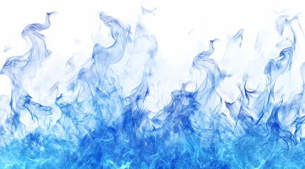 Poster - Blue flames