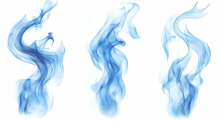 Poster - Blue flames