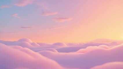 Wall Mural - light beauty template featuring yellow gradient sky texture