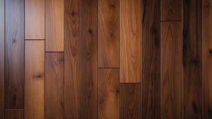 Poster - Wood parquet floor texture background. Wooden laminate flooring backdrop.