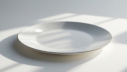 Poster - ceramic dish separated on a white backdrop