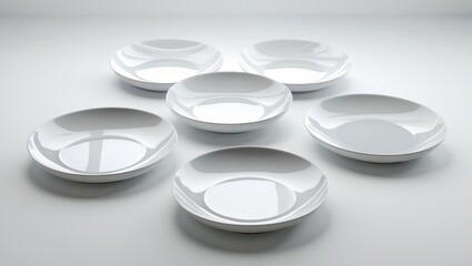 Poster - ceramic platter with a white background