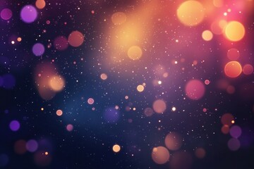 Poster - Colorful abstract background with blurred lights and vibrant hues in various shapes, abstract glowing background with multicolored blurred gradients moving on dark
