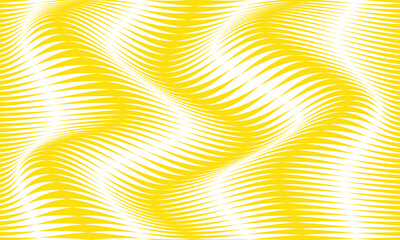 Leinwandbilder - abstract yellow horizontal rhombus wave line pattern background, banner, poster.