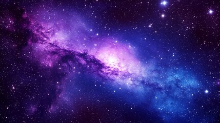 stunning blue and purple galaxy background crafted with generative ai