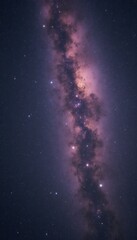 Poster - Astrophotography capturing the ethereal beauty of the Milky Way galaxy, its cosmic dust, and countless stars shimmering in the night sky