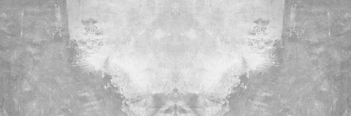 Aufkleber - Old wall panorama texture cement dirty gray with black  background abstract grey and silver color design are light with white background.