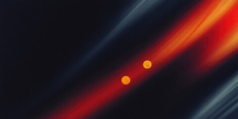 Wall Mural - abstract light streaks with vibrant red and orange glows on dark background