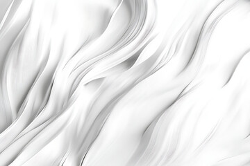 Poster - White background with a close-up of smooth, textured paint strokes for an artistic and minimalist backdrop.