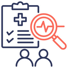 Poster - Monitoring Dual Tone Icon