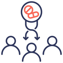 Poster - Randomize Dual Tone Icon