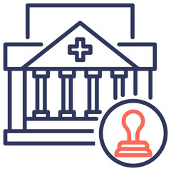 Poster - Institutional Dual Tone Icon