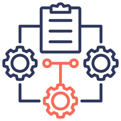 Poster - Document Management Dual Tone Icon