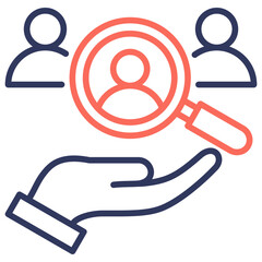 Poster - Research Dual Tone Icon