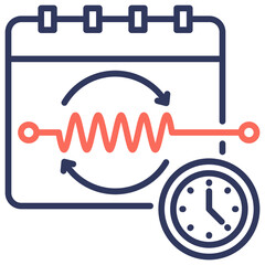 Poster - Longitudinal Dual Tone Icon
