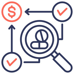 Poster - Survey Dual Tone Icon
