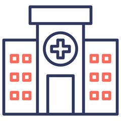 Poster - Hospital Dual Tone Icon