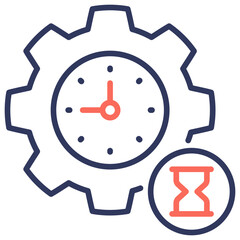 Poster - Delay Dual Tone Icon