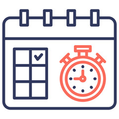 Poster - Deadline Dual Tone Icon
