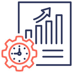Poster - Efficiency Dual Tone Icon