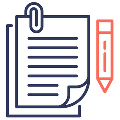 Poster - Memo Dual Tone Icon