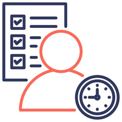 Poster - Self Discipline Dual Tone Icon