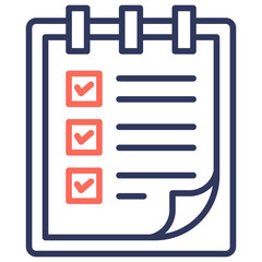 Aufkleber - To Do List Dual Tone Icon