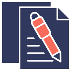 Poster - Edit Document Mixed Icon