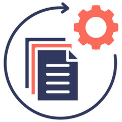 Aufkleber - Batch Processing Mixed Icon