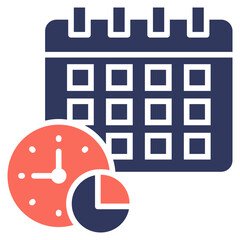 Poster - Time Allocation Mixed Icon