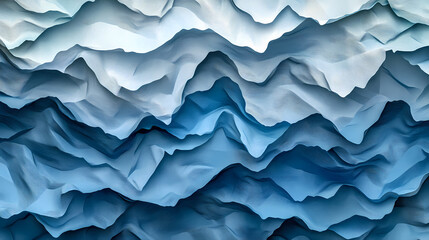 Wall Mural - crumpled wrinkled wavy abstract background
